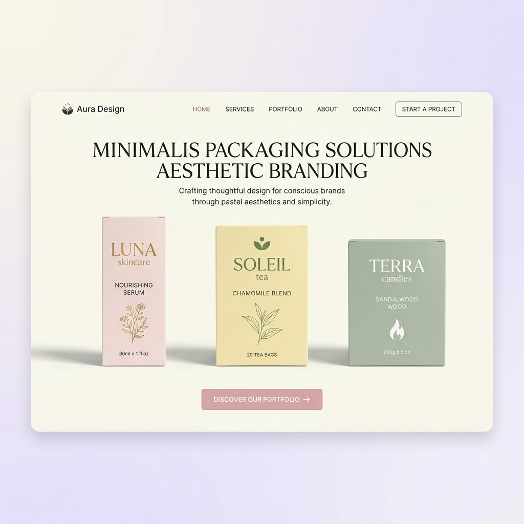 Minimalist Packaging Branding